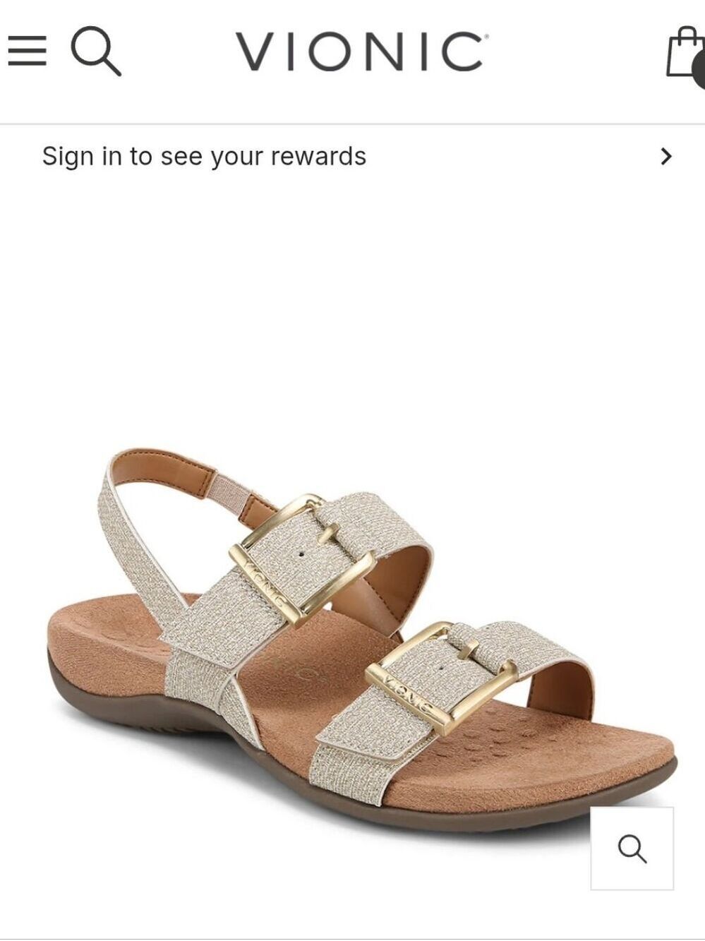 Reese Slingback Sandal Size 6.5 New